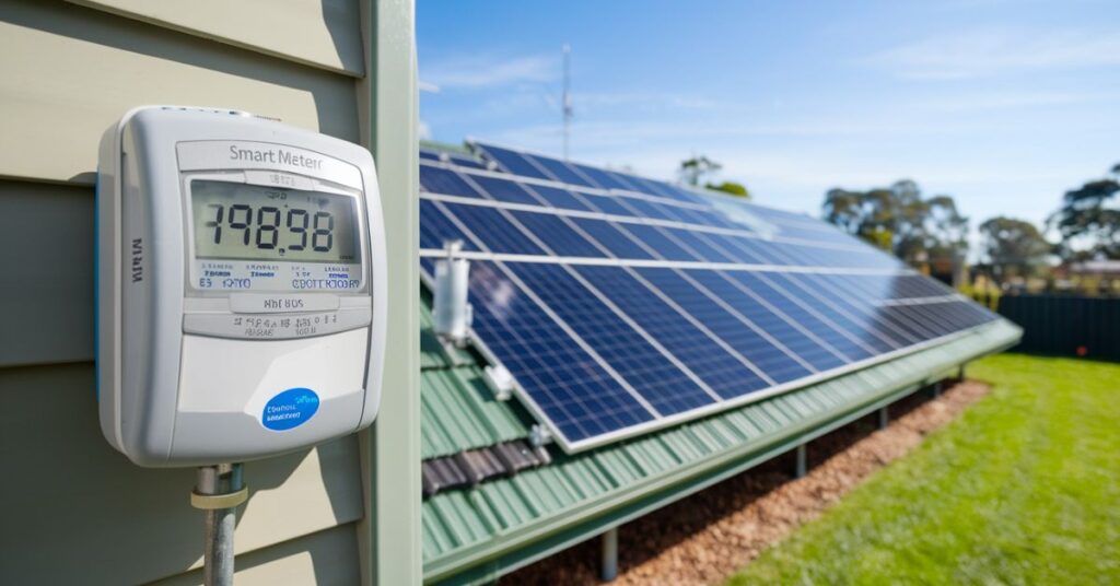 a solar panel on a building